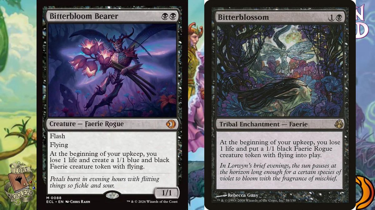 Lore_Magiquero's tweet photo. REFERENCIAS LORWYNESCAS, parte 1
#mtg #magicthegathering #mtglore #vorthos #MTGHispano #MTGLATAM #MTGECL #MTGLorwyn #Lorwyn https://t.co/ickJyuaYKS