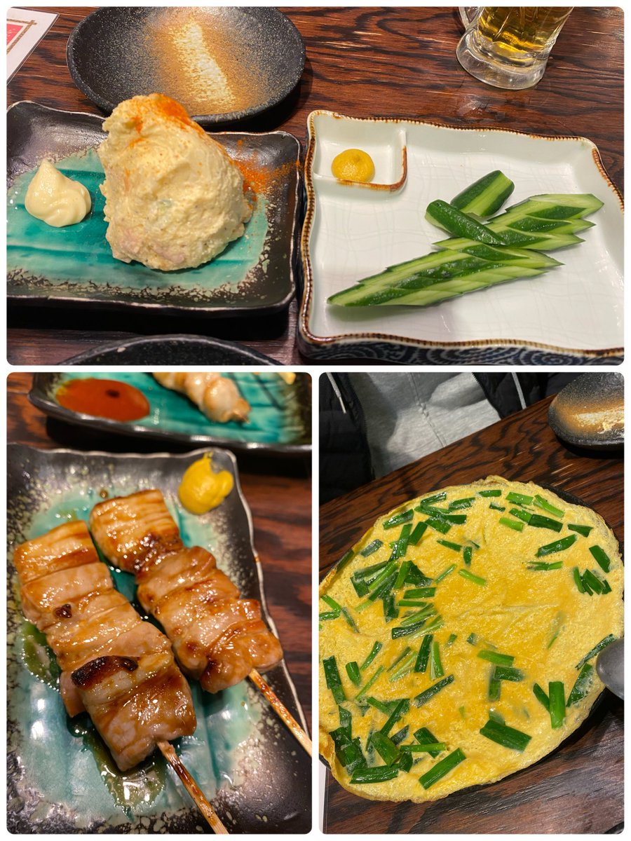 fujin_sauna_boc's tweet photo. サウナの後は🍺🥃

美味しくいただきました😋
 #やきとん筑前屋  #調布 https://t.co/hYZHm1hUkV