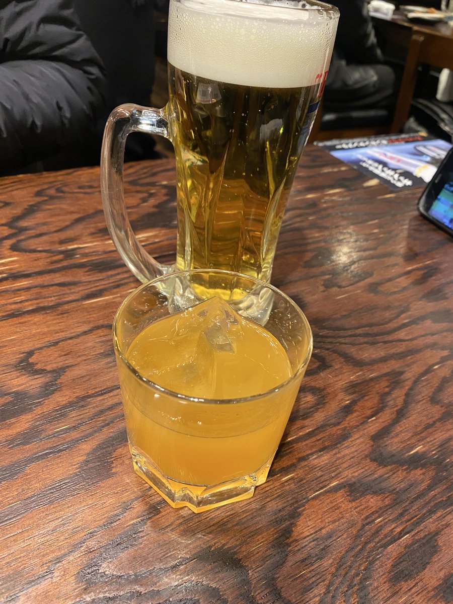 fujin_sauna_boc's tweet photo. サウナの後は🍺🥃

美味しくいただきました😋
 #やきとん筑前屋  #調布 https://t.co/hYZHm1hUkV