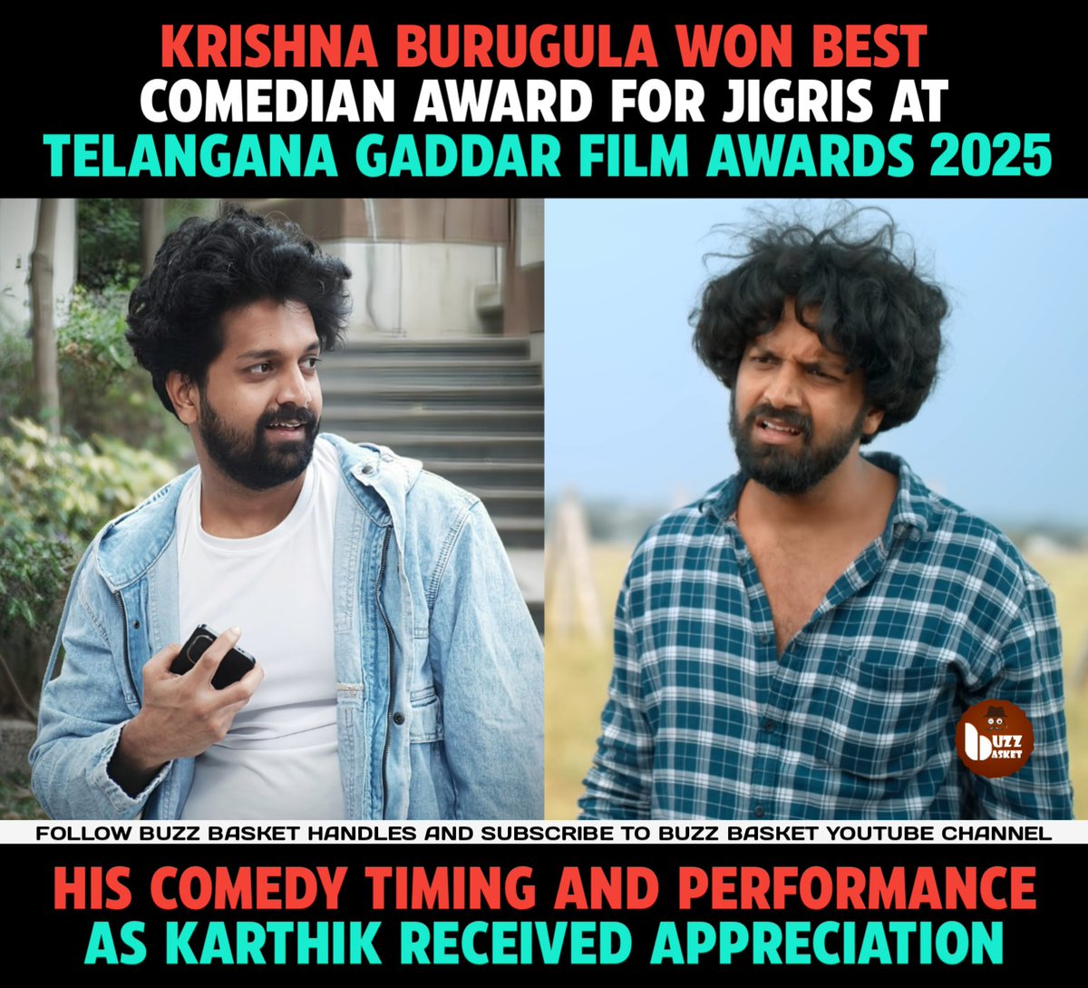 #KrishnaBurugula won #GaddarAwards2025 for #Jigris

#GaddarAwards <a href="/KrishnaBurugula/">Krishna Burugula</a>