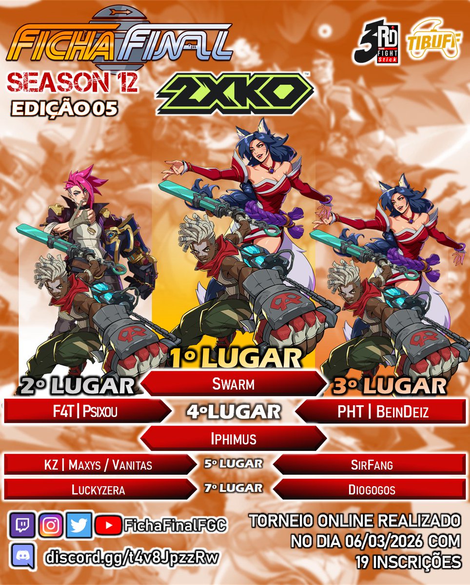 Ficha Final - SEASON 12 tweet media