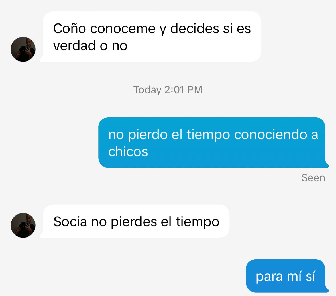 los tíos que no entienden el NO me ponen enferma