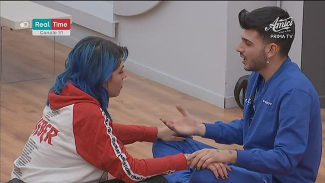 PersonaDentro's tweet photo. la vera coppia + rilevante di amici (lui ha mandato lei all'eliminazione) https://t.co/vh97AVkQVN