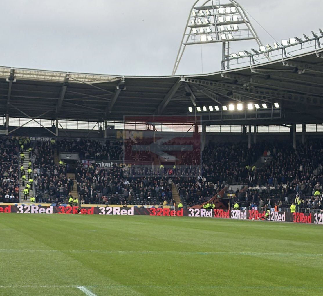 1,690 Millwall fans at Hull today