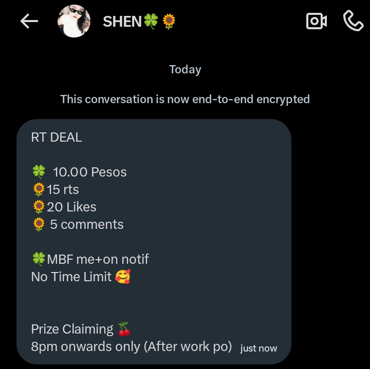 Received an rt deal from <a href="/cosmicRailway_L/">SHEN🍀🌻 ep6 tix cutie🥰</a>, follow her with notifs ❤️
