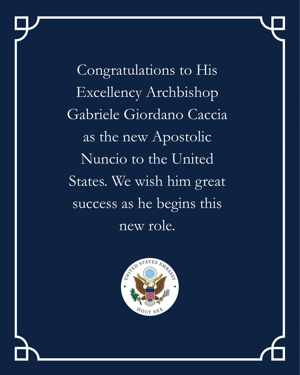 USinHolySee's tweet photo. https://t.co/LWbbNZlwMK