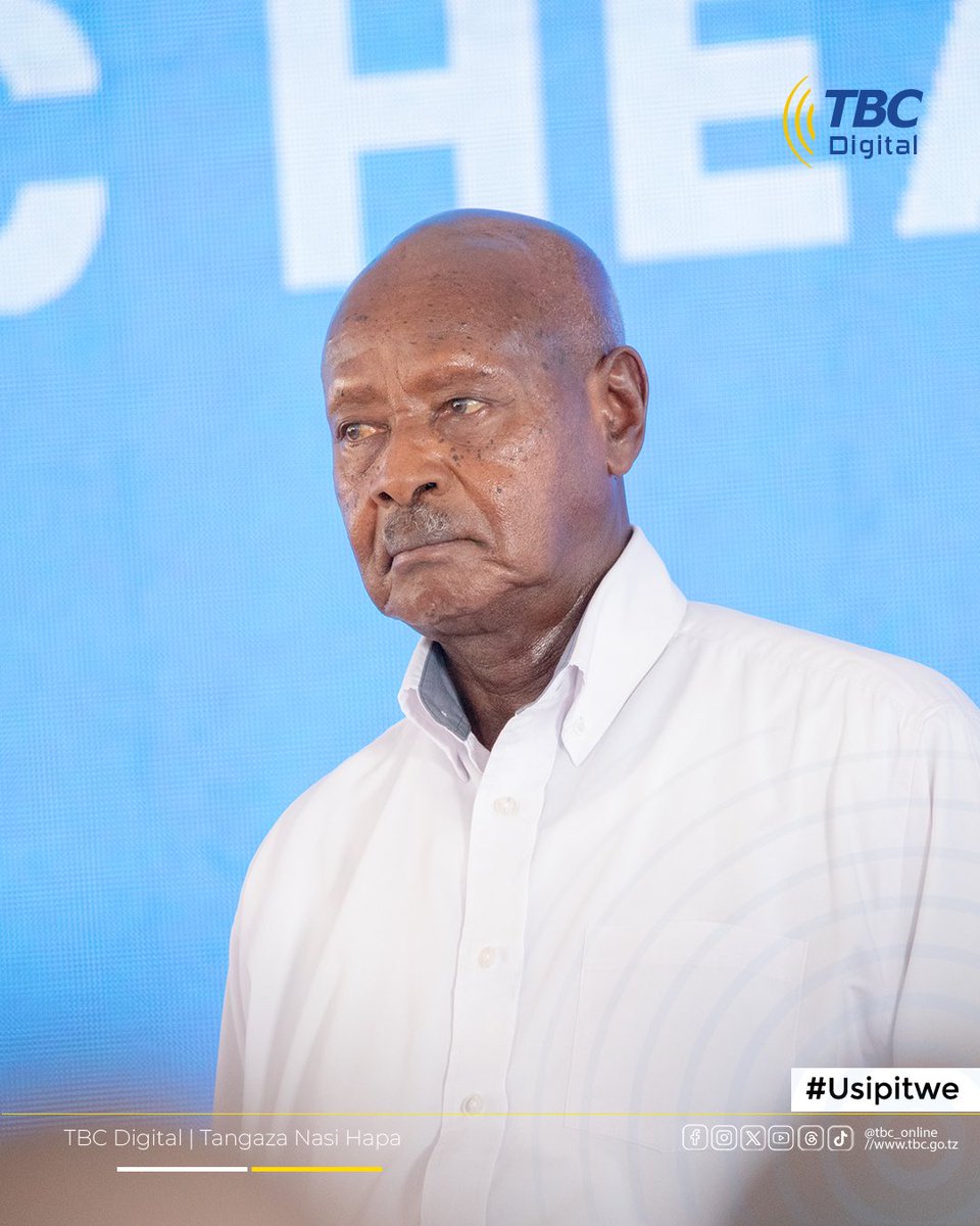 TBConlineTZ's tweet photo. Rais wa Uganda, Yoweri Kaguta Museveni, anashiriki Mkutano wa Kawaida wa 25 wa Wakuu wa Nchi wa Jumuiya ya Afrika Mashariki (EAC) unaofanyika katika Kituo cha Mikutano cha Kimataifa Arusha (AICC), leo Machi 7, 2026.
#EACSummit https://t.co/3h1wyQEWsX