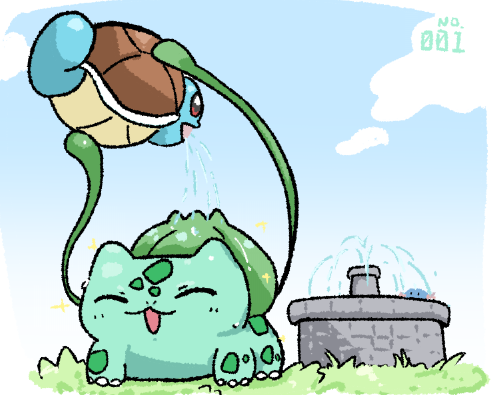 ポケモン151匹ちょっとずつかこうかな～
まずはフシギダネ🪴 