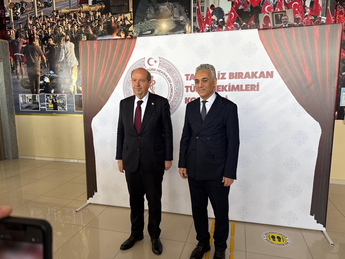 ALKON_TURK's tweet photo. Bugün Konfederasyon Başkanımız Uzm Dr Adil Kurban Kıbrıs Cumhurbaşkanımız Ersin Tatar'ın katıldığı bir toplantıda konuşma yaptı. https://t.co/6qvMqSik9F