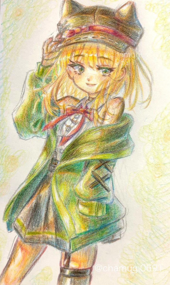 chamugi0691's tweet photo. #Abellpic  
色鉛筆でアテネちゃん
新立ち絵もとってもかわいいです！！🫶🫶 https://t.co/nQ4yGwzvup