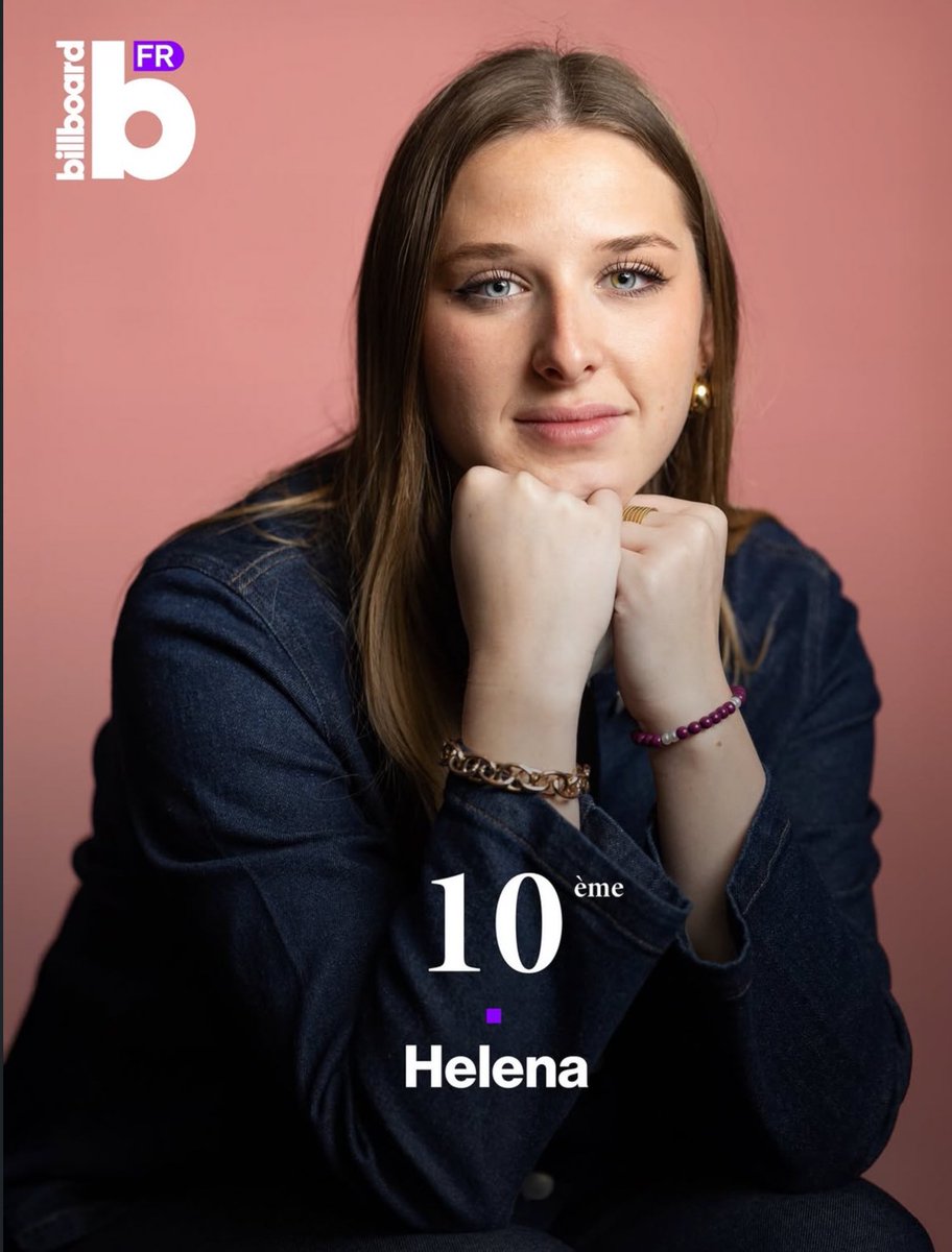 Helena est la 10e artiste européenne la plus streamée en France depuis le début de l’année 2026 ✨

Source : Billboard France
