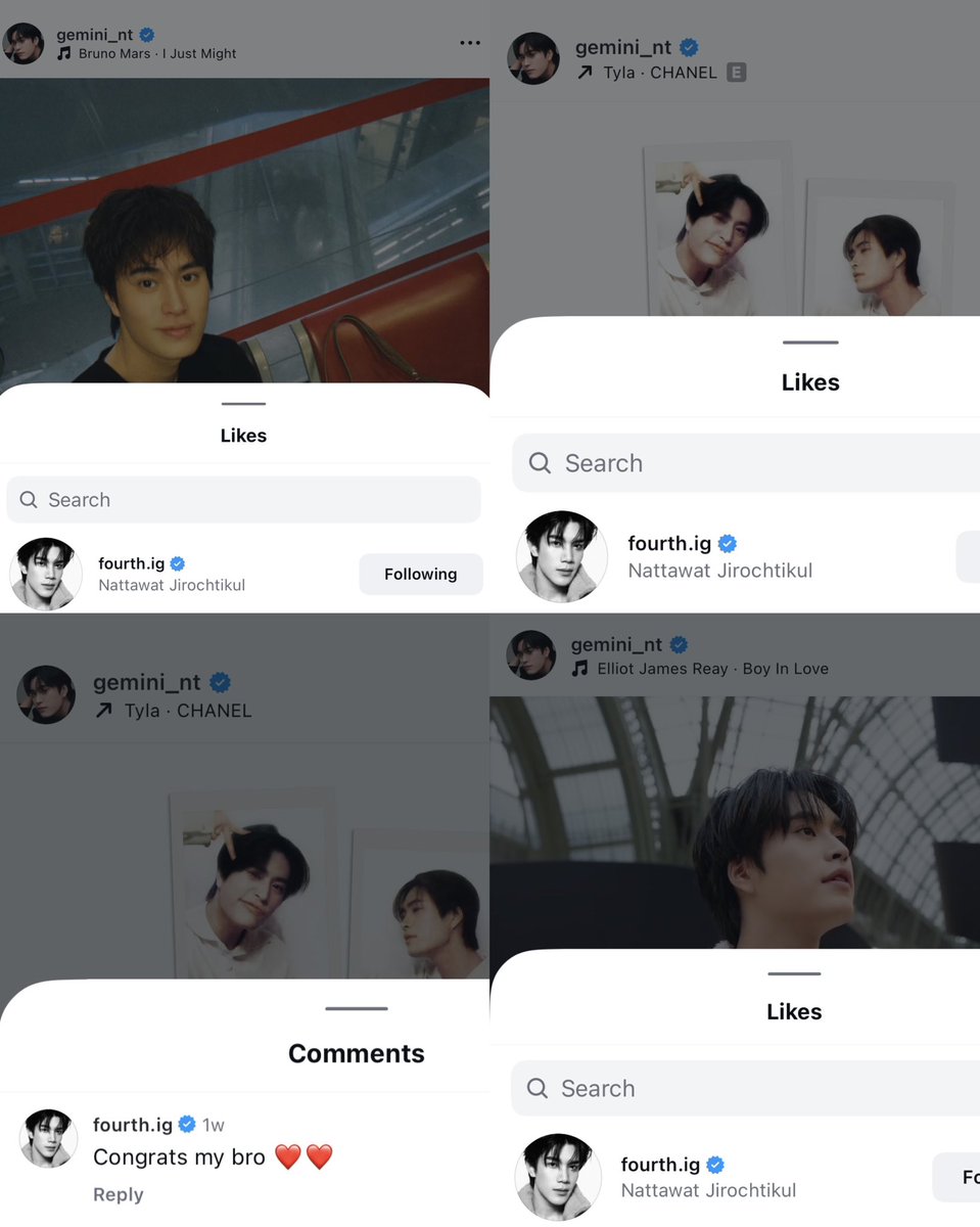 liked by fotfot, always support🥺🤍

#GeminiFourth #เจมีไนน์โฟร์ท
#Gemini_NT #Fourthnattawat