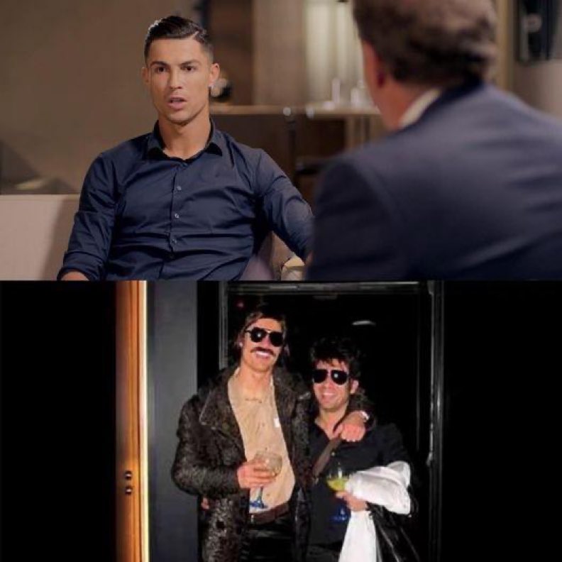 كريستيانو رونالدو:

"لا أستطيع الذهاب إلى الأماكن العامة. لا توجد لدي خصوصية. ولكن في رأس السنة 2009، أخبرت صديقي ريكاردو أنني أريد الخروج. كانت ليلة رأس السنة ولم نستطع البقاء في المنزل."

"اشترينا بعض الأزياء وذهبنا إلى ملهى ليلي في وسط مدريد. اتفقنا على أننا سنتحدث الإنجليزية