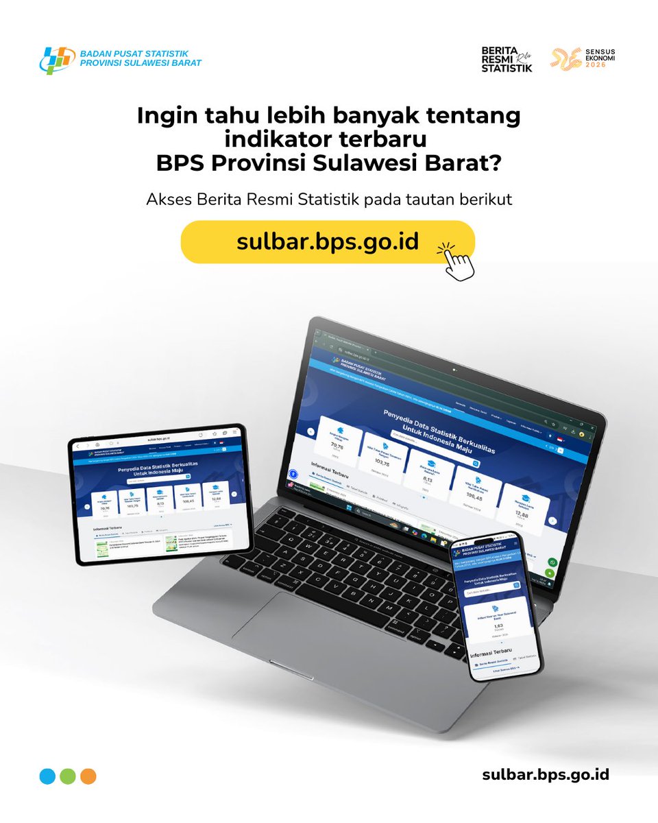 Tingkat Penghunian Kamar (TPK) hotel bintang di Sulbar tercatat 19,38% (turun 11,52 poin di Januari 2026 dibanding Desember 2025).
 TPK hotel non-bintang &amp; akomodasi lainnya sebesar 16,13% (turun 6,70 poin).