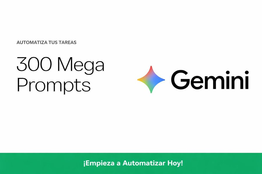NADIE te explica cómo usar Gemini Pro 3.1 bien.

Reuní +300 Prompts para convertirlo en una máquina de automatización.

(LISTA ACTUALIZADA)

 Like + RT + sígueme
 Comenta “IA” y te los envío por DM.