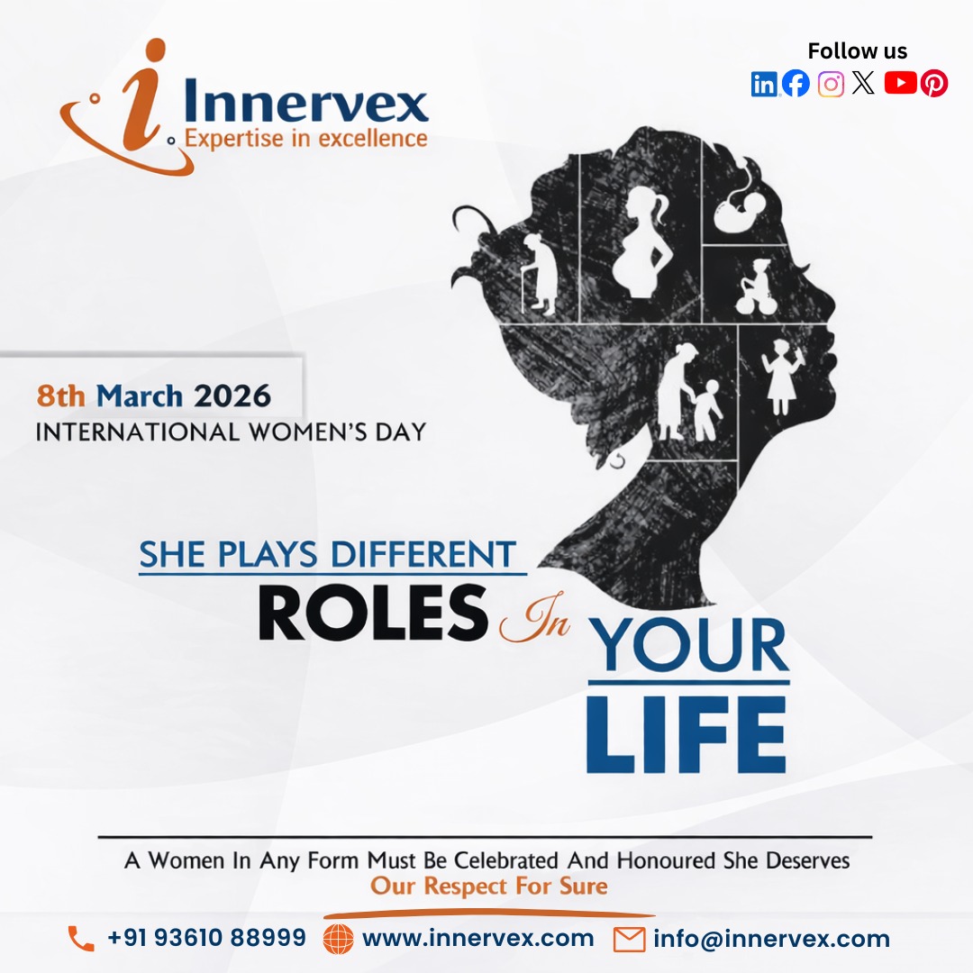Innervex's tweet photo. 🌸 Happy International Women’s Day – March 8, 2026 🌸

Women play countless roles in our lives — as mothers, leaders, innovators, mentors, and changemakers. Each role they embrace shapes families, workplaces, and communities in meaningful ways.

🌐 https://t.co/WBTG51lYEw https://t.co/nMoR1Le8Uk