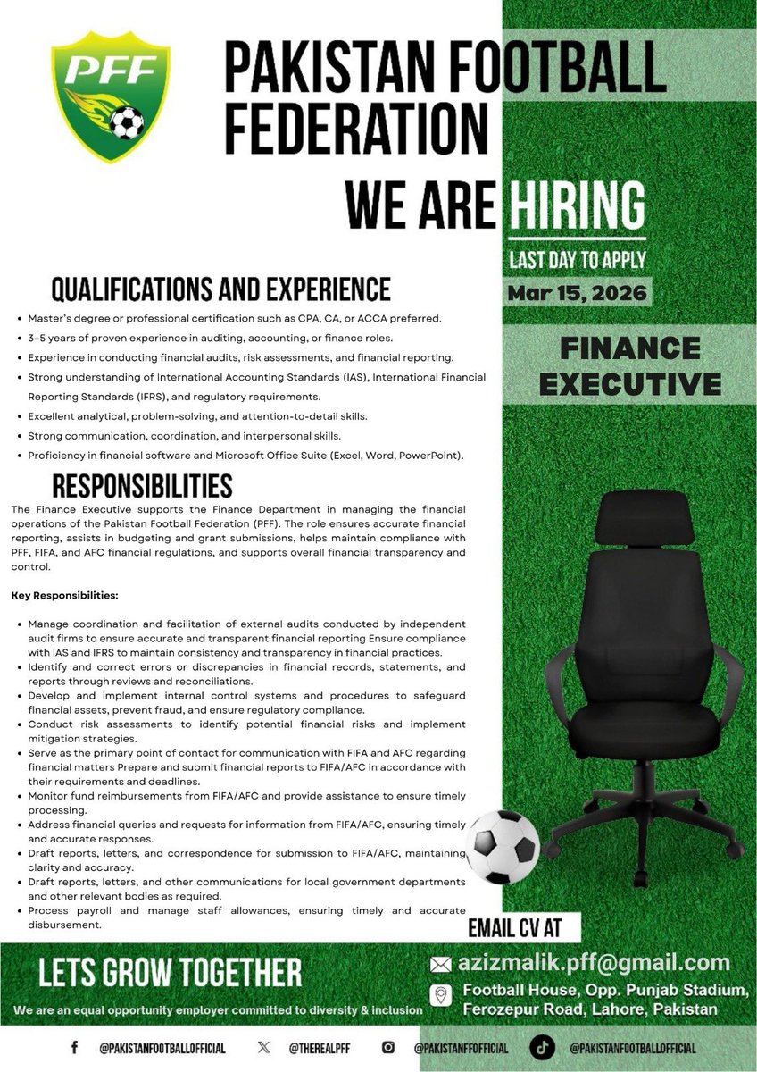 Pakistan Football Federation tweet media