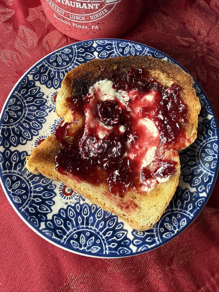 sour cherry spread and butter (again)