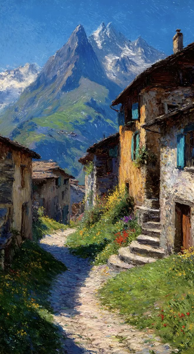 GlobalScamds0s's tweet image. "Stumbling upon a hidden mountain village like this... would you move in tomorrow or just visit for the views? "
#AlpineDream #MountainVillage
