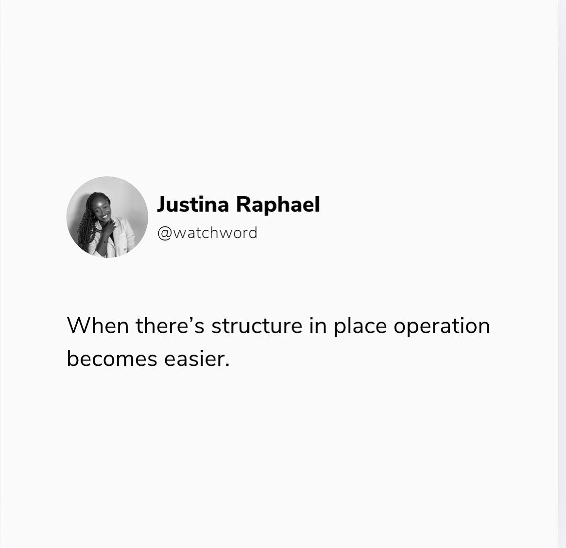 Justina Raphael tweet media
