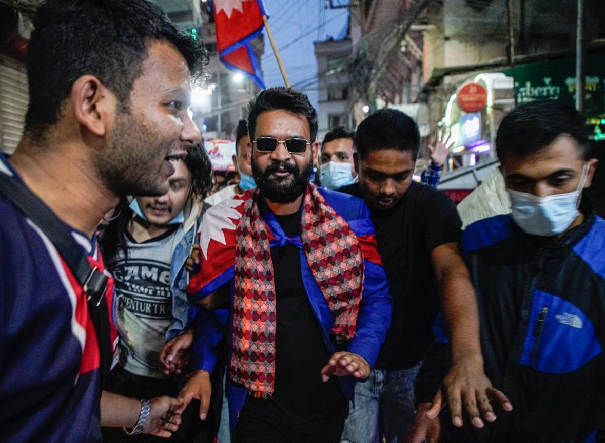 From rapper to Kathmandu mayor, I’ve been documenting Balen Shah since his first campaign. Now he’s on the path to becoming Nepal’s next prime minister. History in the making 🇳🇵🔔. Picture taken on - Tuesday, 3 May 2022 at 6:54 PM.