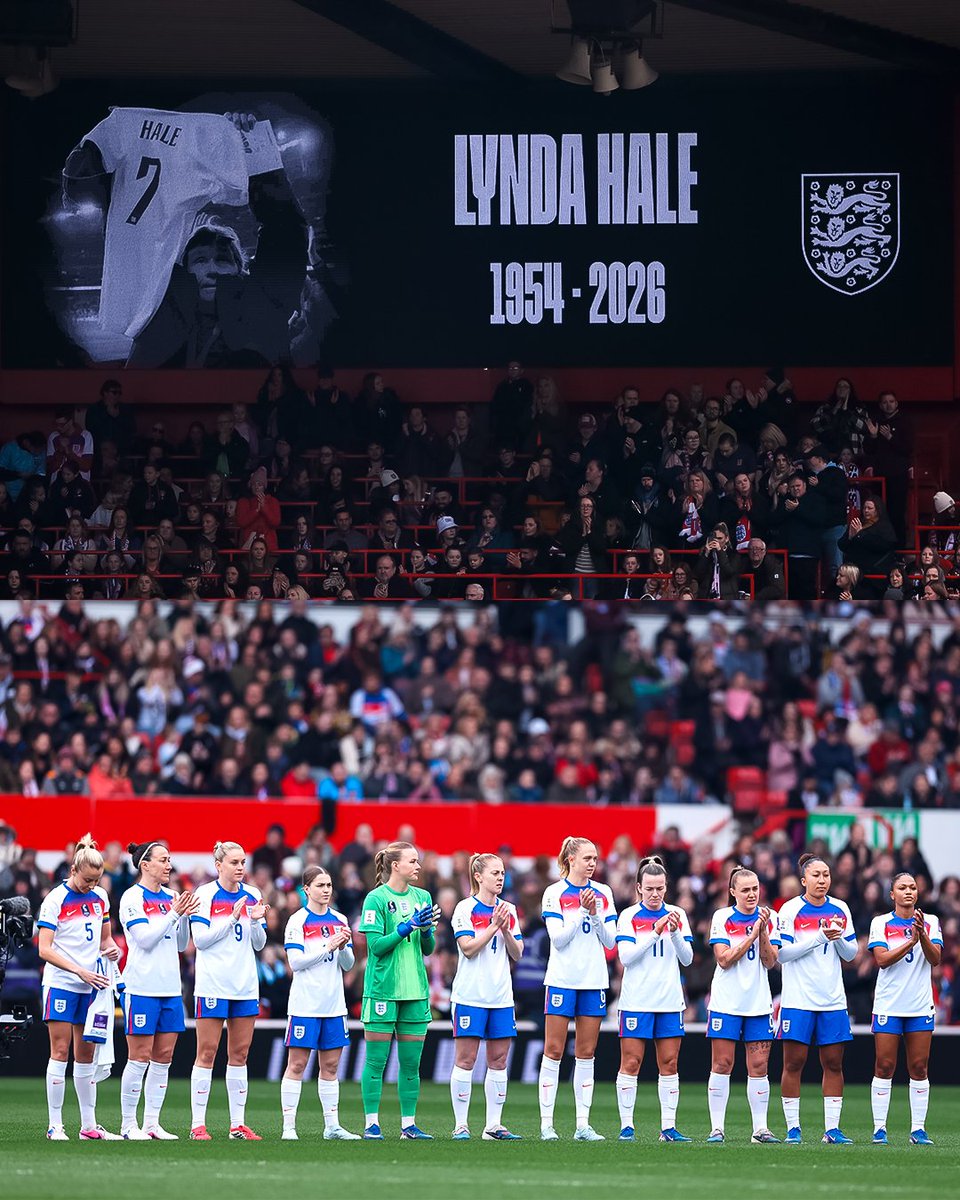 Our first number 7 and a true trailblazer of the game.

Rest in peace Lynda Hale. ❤️ 🏴󠁧󠁢󠁥󠁮󠁧󠁿 7️⃣