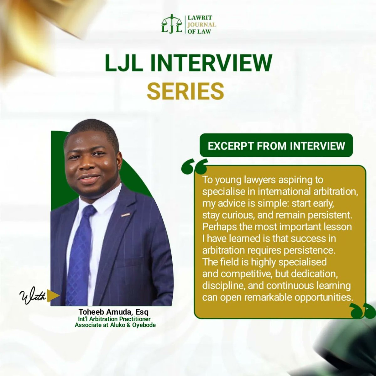 Toheeb Amuda, Esq tweet media