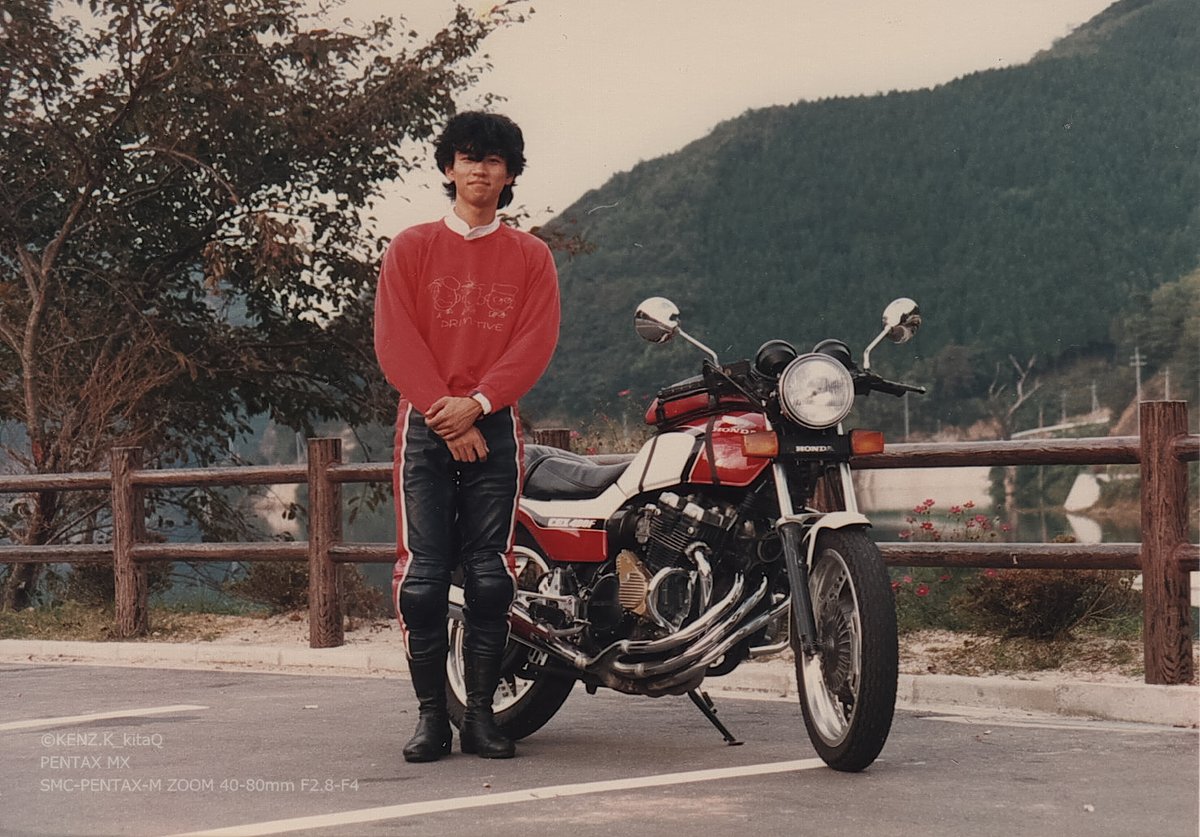 私が中免取って バイクはCBX400F（先輩から18万円で譲ってもらった 