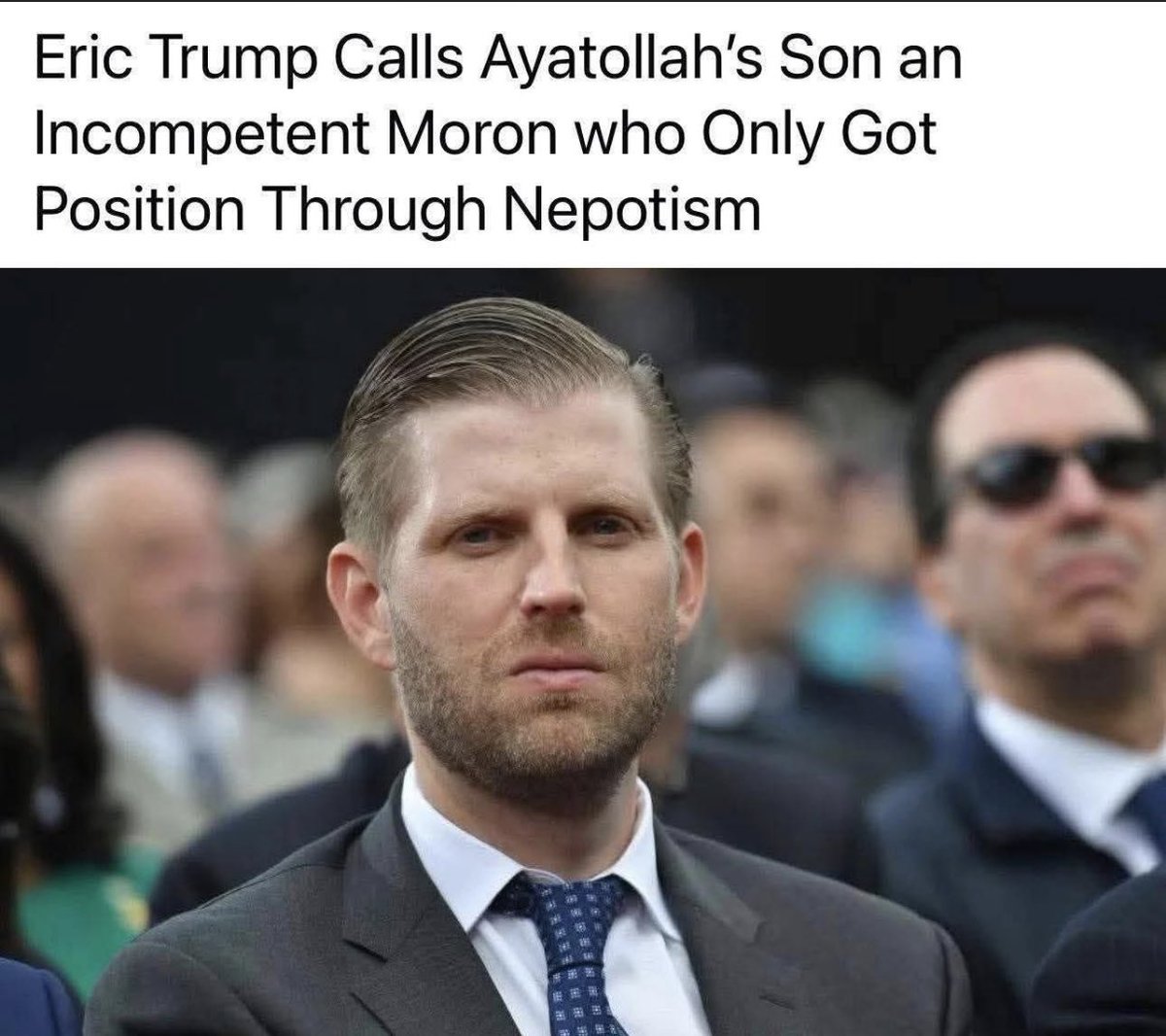 AnnieForTruth's tweet photo. Pot meet kettle! 🤣😂🤣 #EricTrump https://t.co/kKfwMSkaWy