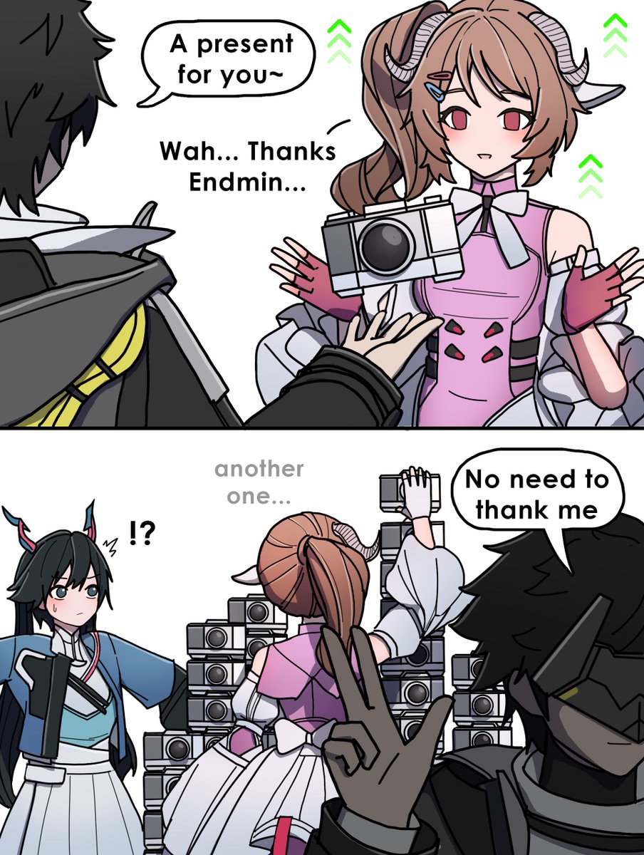 Endmin's peculiar way of building trust 🧐