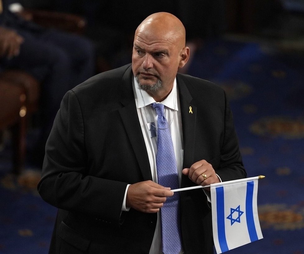 <a href="/SenFettermanPA/">U.S. Senator John Fetterman</a> You are a senator from tel aviv, sit this one out