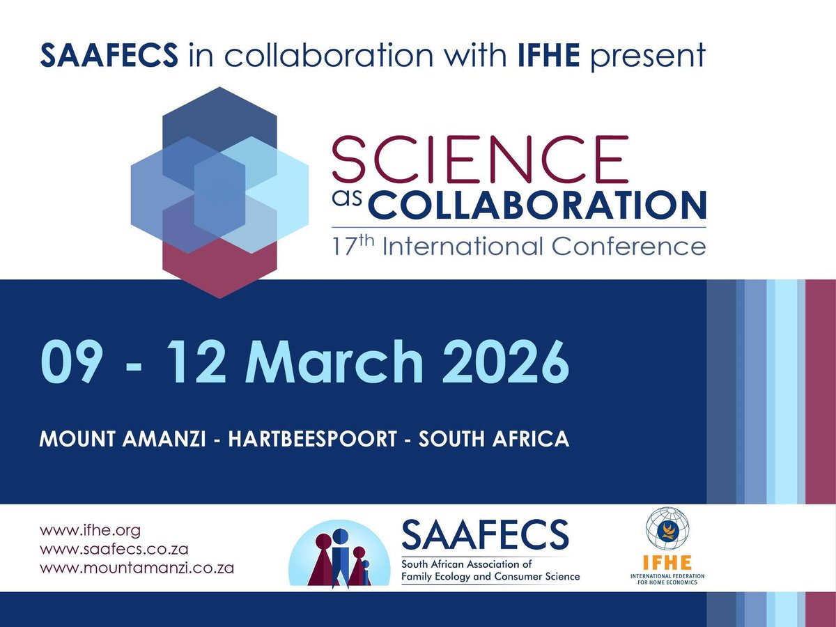 saafecs's tweet photo. This prestigious event will bring together delegates from over 20 nations, creating a dynamic platform for global collaboration, knowledge exchange, and professional engagement.

Be part of this remarkable international gathering — an opportunity NOT to be missed.

#saafecs2026 https://t.co/qLoTwea0QO