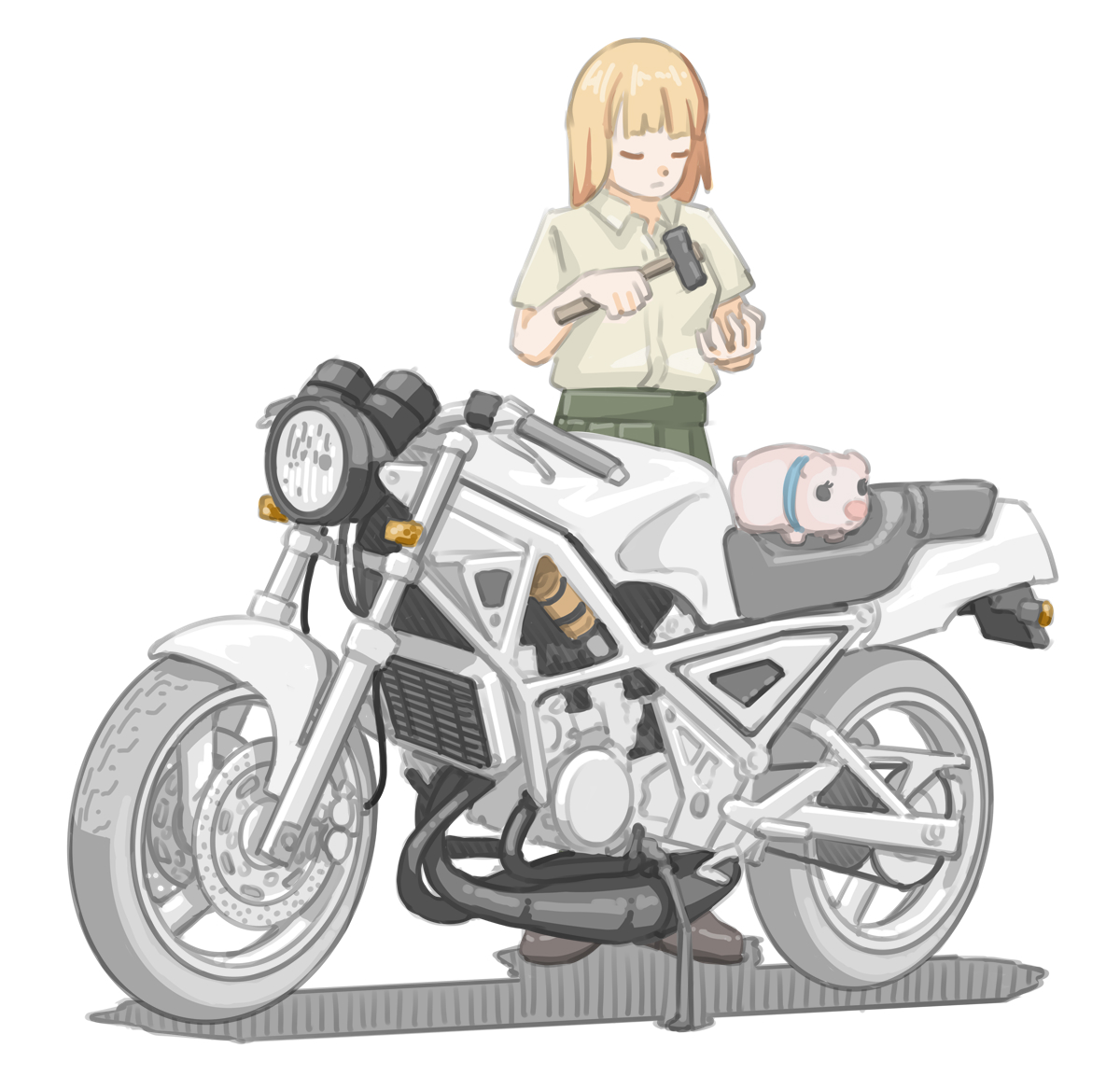きわみらい@バイクの絵/まんが tweet media