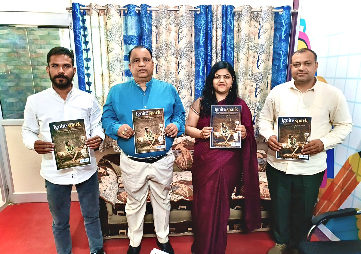 raviizakhar's tweet photo. The unveiling of a magazine cover is more than just a media event; 

Launching a cover page marks a significant milestone, signaling a commitment to excellence and a passion for sharing impactful narratives with the community. 

#raviizakhar
#ignitespark https://t.co/WlvddRHOGT