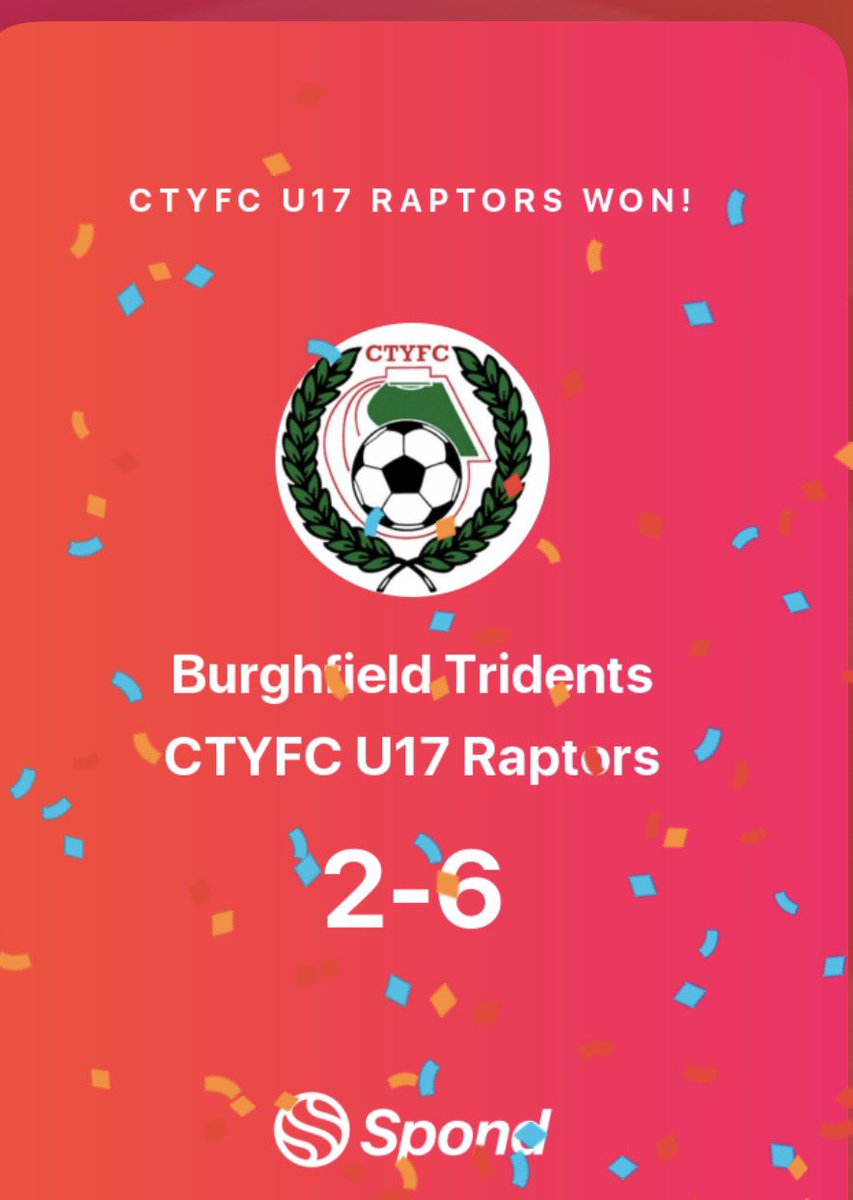 CTYFC Raptors U17 2025/26 tweet media