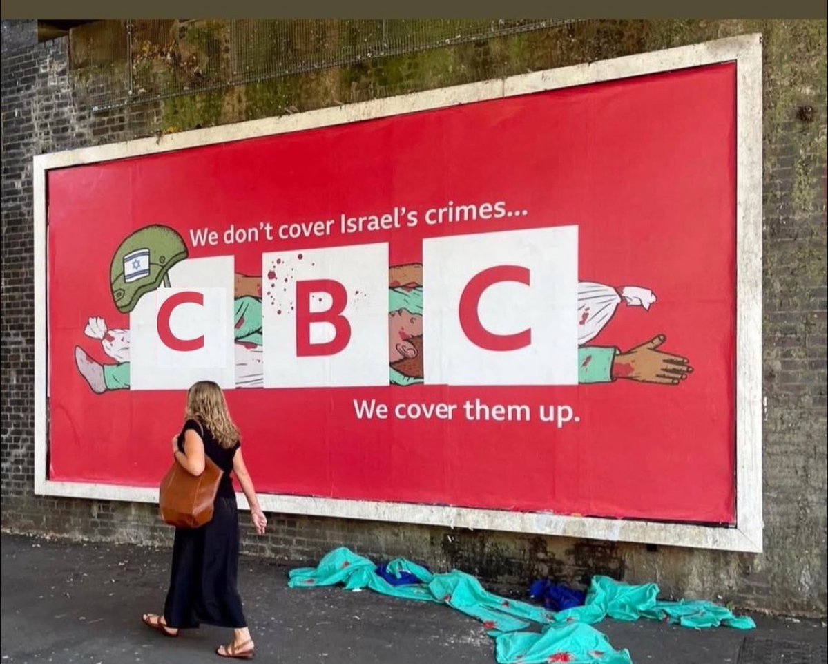 JohnClke's tweet image. The 'national broadcaster' provides the same shameless cover for #Israel's crimes as the corporate media. #CBC