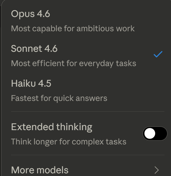 If you're using Claude ai for YouTube scripts:

Haiku = speed
Opus = heavy reasoning
Sonnet = storytelling

For faceless YouTube, Sonnet 4.6 wins.

It writes cleaner hooks, better pacing, and needs the least editing.