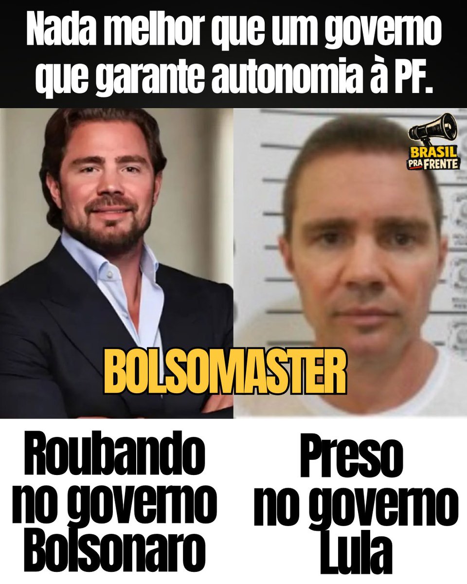 Imagina se Bolsonaro tivesse vencido? Os escândalos do INSS e do BOLSOMASTER estariam sendo abafados sem ninguém saber.