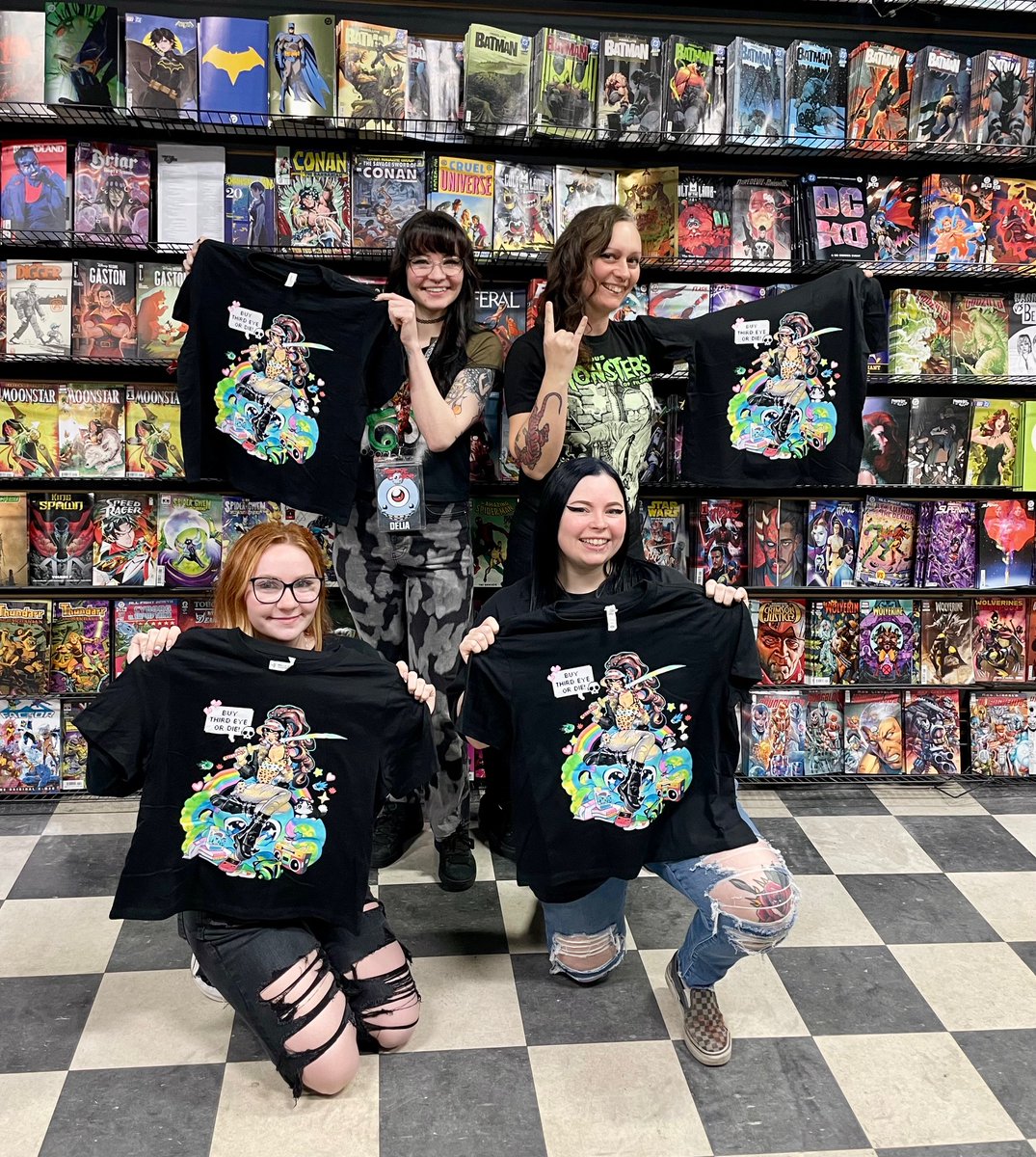 thirdeyecomics's tweet photo. TODAY is THIRD EYE FAITHFUL DAY at THIRD EYE ANNAPOLIS!!! ๐
25% OFF EVERYTHING IN-STORE!!!
Exclusive Faithful Day t-shirt - today only!!!
1st 25 in line: VIP PASS to the Next Chapter โ the 9th Third Eye store!!!
Show your allegiance!!! #buythirdeyeordie #thirdeyefaithful https://t.co/nI7BVyyLbk