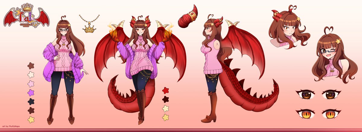 ★ Tiali ★ Fire Dragon Vtuber 🔥 tweet media