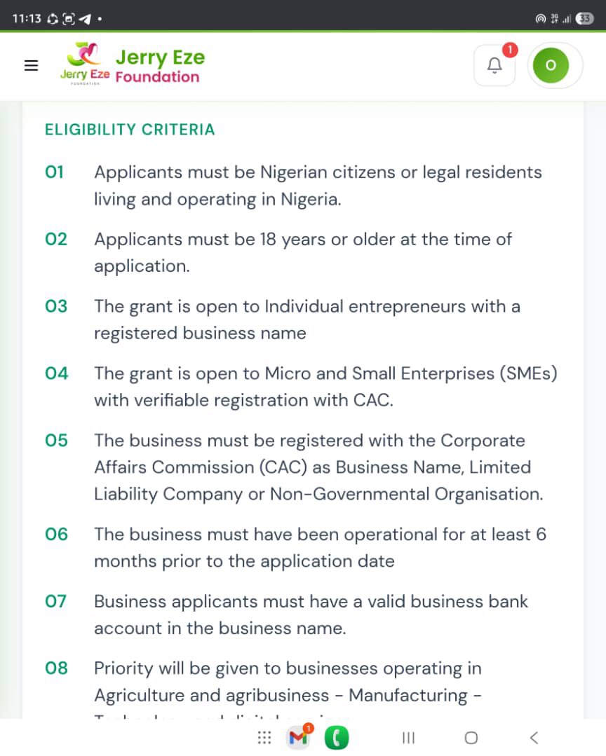Below is the qualification criteria and documents required.

Please share with your neighbors. Time is running.