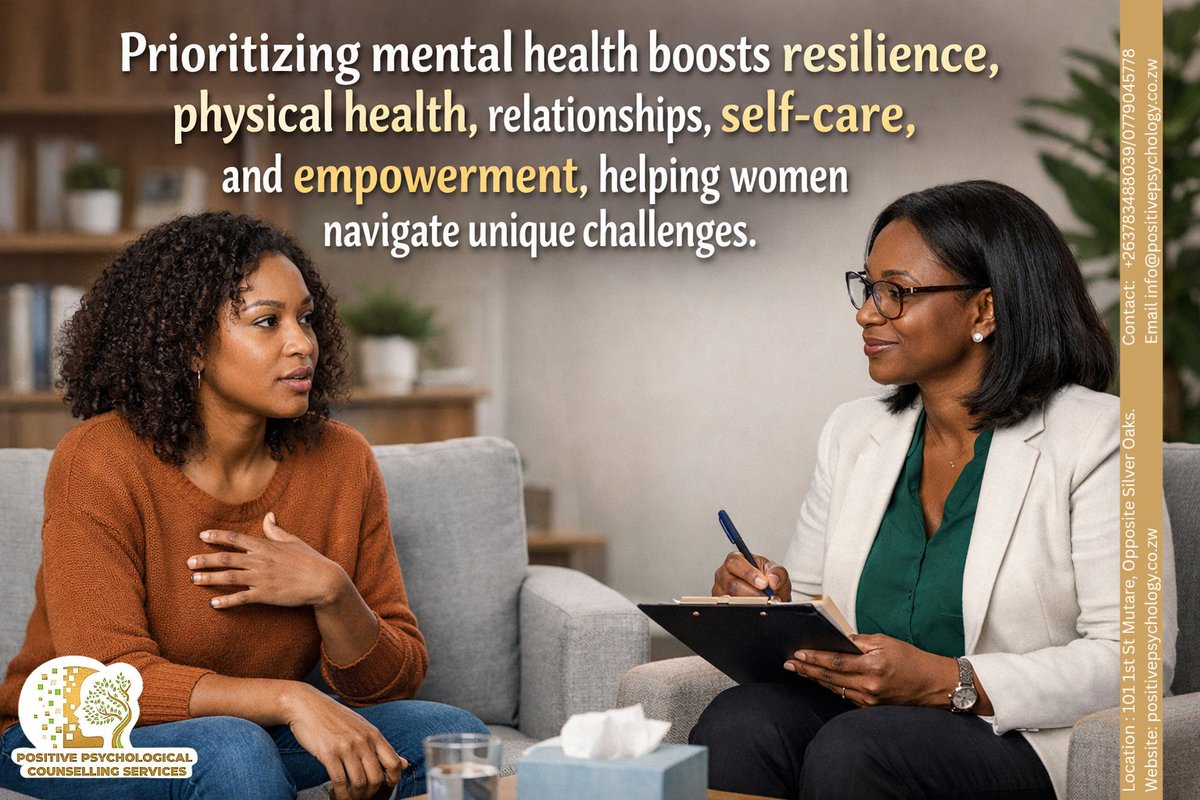 ppcszw's tweet photo. Dear Woman,

As we celebrate Women's Month, take time to prioritize your mental health, you deserve it 💖.

#womensmonth #womensmentalhealth #mentalhealthmatters https://t.co/UFrMdZMJYv