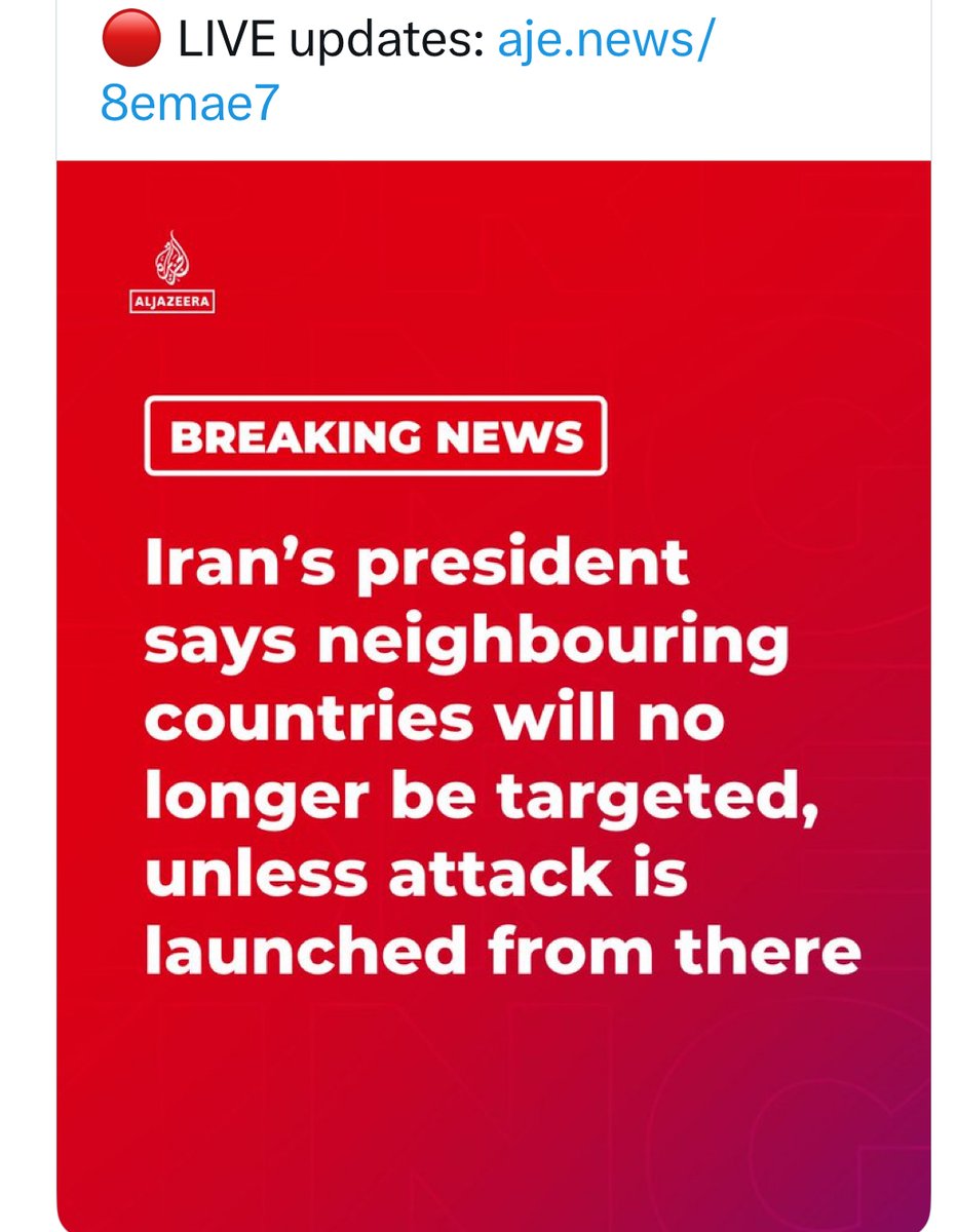 luca_free_voice's tweet photo. 𝐒𝐇𝐎𝐂𝐊𝐈𝐍𝐆: @SkyNews misleads readers by suggesting Iran apologises to Gulf Countries while @AlJazeera tells the truth showing the genius strategic move by Iran, a country that is heavily humiliating US and Israel. Most MSM is unreliable!

#IranWar #Iran #IranIsraelConflict https://t.co/9M13LTix8o