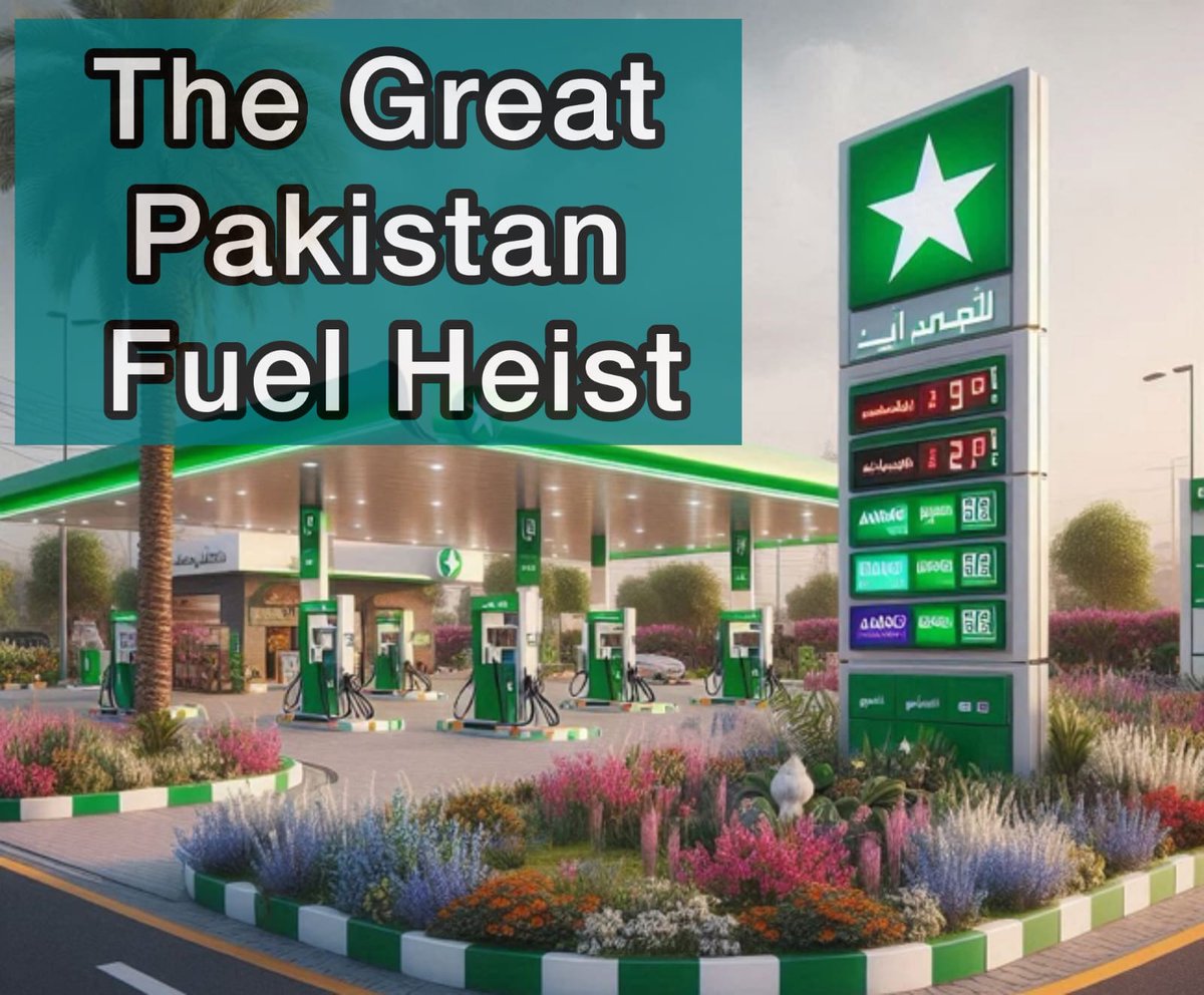 MikeSierraKilo's tweet photo. FUEL HEIST: WHO’S MAKING THE MONEY?
GOVT of Pakistan has once again broken the laws of economics in its usual crooked way. They just hiked petrol by Rs 55, citing “current global costs” prices for Brent crude they haven’t even bought, shipped or refined yet. https://t.co/w5R5ttBxZm