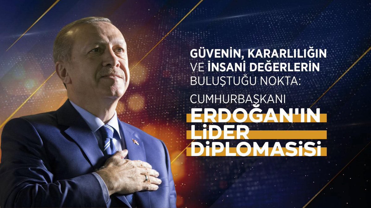 Geleceğe yön veren lider. 
<a href="/RTErdogan/">Recep Tayyip Erdoğan</a> 
#LiderDiplomasisi