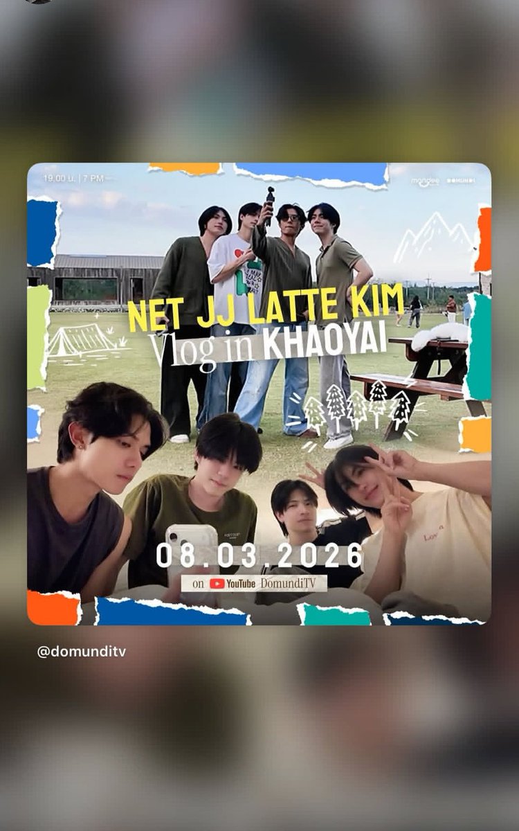 Netjjuniverseid's tweet photo. [🎬 Net Instagram Story || net_siraphop || 06.03.2026]
Igs : domunditv

Weh😍 double date dong🤭🤭
Di tunggu ya bestii😘

#net_siraphop @netsiraphop #jj_rcp #NETJJ  
#latte #kkim #LatteKim https://t.co/SyiVCEkK6x