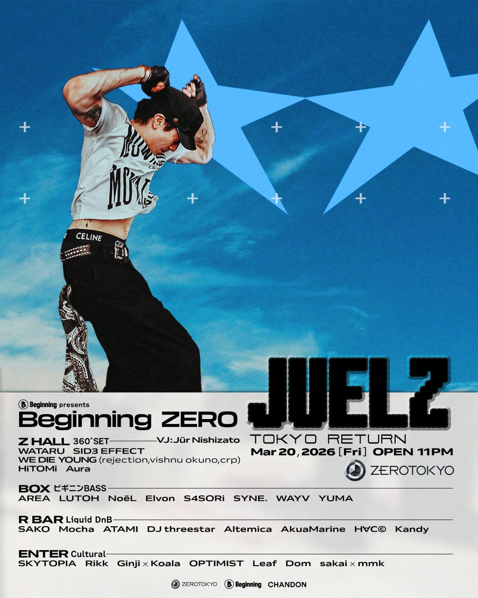 ジュエルズが1年半ぶり東京凱旋、Beginning ZEROフルラインナップ発表