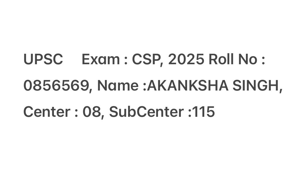 khurpenchh's tweet photo. अब आते हैं बिहार के आरा जिले की लड़की जो की UPSC 2025 में 301 रैंक क्लेम कर रही है, उनके वायरल एडमिट कार्ड में तमाम तरह की खामियाँ है,
>वायरल एडमिट कार्ड में रोल नंबर 0856794 है लेकिन QR स्कैन करने पर रोल नंबर 0856569 है , जिससे साफ़ पता चलता है कि बहुत महीन एडिटिंग की गई है,

>यह एडमिट कार्ड जो मीडिया में सर्कुलेट हुआ है इसमें सबसे पहले तो रोल नंबर के font और नीचे आधार के font में ही साफ़ अंतर दिखता है,

>मजे कि बात ये है कि scanned रोल नंबर जो असली है उसका प्रीलिम्स भी नहीं निकला है।

> अन्य ऑनलाइन टूल के माध्यम से चेक करने पर भी एडमिट कार्ड एडिटेड पाया गया।