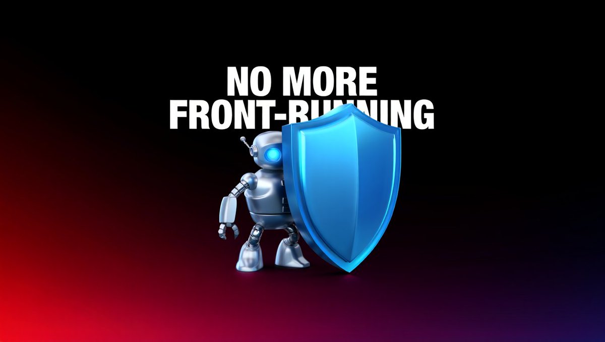 🤖🚫 NO MORE FRONT-RUNNING.

Bots will no longer see your transactions before they're executed.

Protocol-level encryption. Complete protection.

#Fluton #MEVProtection #DeFi
<a href="/FlutonIO/">Fluton</a>