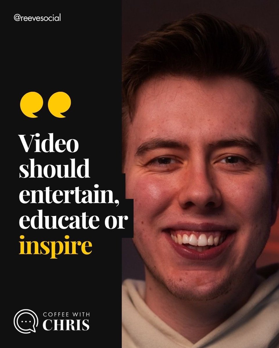 ▪️ Are your videos killing momentum⁉️

💬 Will George’s 𝗖𝗼𝗳𝗳𝗲𝗲 𝘄𝗶𝘁𝗵 𝗖𝗵𝗿𝗶𝘀 ☕️

WATCH 📲youtube.com/live/Vm6DeCPo0…